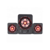 Тонколони за Компютър  ( RGB )  Kisonli U-2600, 5W+3W*2, USB, Черен