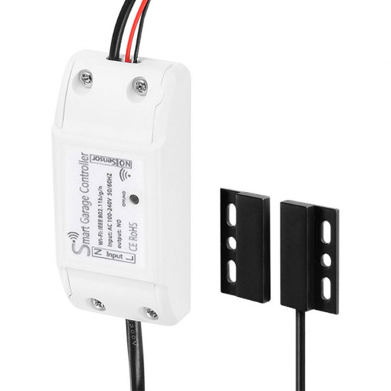 Смарт контролер PST-WD003, За автоматична гаражна врата, Wi-Fi, Tuya Smart, Бял - 91016
