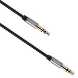 Висококачествен Аудио кабел 3.5mm жак, М/М, Remax, 2.0м, Червен