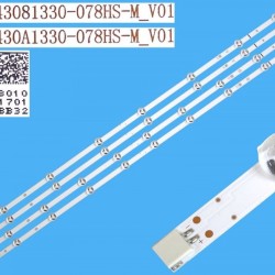 LED Комплект за Vestel 43''инча  JL.D430A1330-078HS-M_V01  /  JL.D43081330-078HS-M_V01 ( 4 Ленти по 8/10 диода ) 