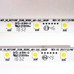 LED Комплект за Samsung 49''  инча AOT_49_NU7300_NU7100 ( 2 х 38  диода ) 