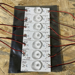 Ремонтен комплект LED Лента Разделена на 7 части ( 3 волта 2w )