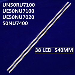 LED Подсветка за Samsung 50" инча   AOT_50_NU7300_NU7100 ( 2 ленти по 38 диода ) 