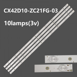 LED Комплект за китайски модел 42" CX42D10-ZC21FG-03 303CX420035 ( 10 диода  816мм ) 